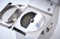 Máquina Cortadora de Verduras Eléctrica Comercial, Totalmente de Acero Inoxidable, Rebanadora de Cebolla, Máquina para Desmenuzar Repollo