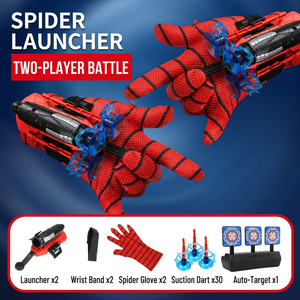 Lanciatore di Ragnatele <span class=keywords><strong>Spider</strong></span>-<span class=keywords><strong>Man</strong></span> Giocattolo Cosplay con 2 Bombolette di Ragnatele, Giocattolo Gadget Novità da Polso in PVC per Eroi, Età 14+ - Product Image 6