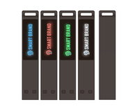 Clé USB Lumineuse Personnalisée avec Logo LED, Clé USB Métallique Promotionnelle Lumineuse 32 Go 64 Go 128 Go, Cadeau d'Affaires USB 2.0 Longue Portée