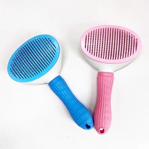 Brosse de toilettage pour animaux de compagnie, populaire, nouvelle, en acier inoxydable, écologique, multifonctionnelle, réduit la perte de poils, pour chats et chiens - Product Image 1