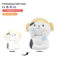 Boîtes Mystères de la Série Kawaii Chat au Bain : Figurines de Collection Thème Animaux Meow Meow Bathhouse