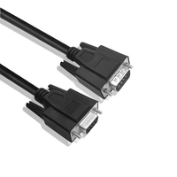 Cable de serie rs232 personalizado, 9 pines, Conector de impresión de ordenador, módem nulo, macho a hembra, rs232, db9
