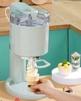 Petite machine à crème glacée à cône entièrement automatique domestique avec source d'alimentation électrique