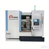 Tour-fraiseuse combinée CNC TCK600 avec mandrin hydraulique et contre-épingle hydraulique, haute efficacité, prix bas