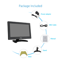 Monitor LCD EYOYO de Alta Resolución de 11.6 Pulgadas con Altavoz LED, USB, Estado de Conexión, Monitor a Color IPS para Computadora