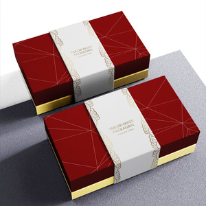 Cajas de regalo de doble tapa personalizadas y zapatos y ropa con tapa superior e inferior, embalaje en relieve de Oro Negro estampado en caliente de gama alta - Product Image 3