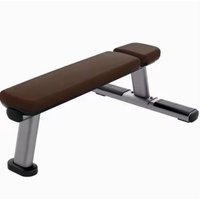 Banc de musculation professionnel moderne pour salle de sport, banc plat robuste en acier inoxydable, sécurisé, unisexe, pour la force