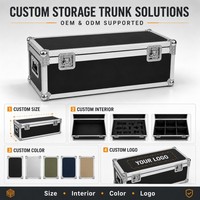Valise d'outils de vol en aluminium durable, étanche IP67, antichoc, avec doublure en mousse personnalisable, support OEM/ODM, traitement de surface personnalisé