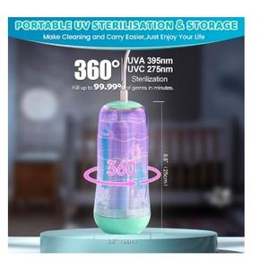 Kit de brosses manuelles en plastique pour biberons de voyage avec boîte de rangement – Nettoyant écologique pour biberons, tétines et pailles - Product Image 2