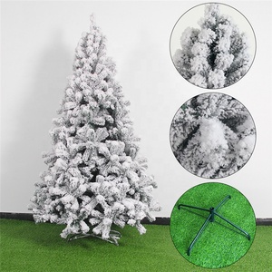 Alberi <span class=keywords><strong>di</strong></span> <span class=keywords><strong>Natale</strong></span> Artificiali Grandi in PVC Bianco V-3310 Decorazioni Natalizie <span class=keywords><strong>per</strong></span> la Stagione Festiva - Product Image 3