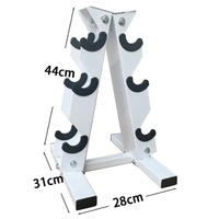 Support de Rangement Renforcé pour Haltères en Acier Robuste – Équipement de Fitness Commercial et Domestique – Pour 1, 3, 4 ou 5 Paires – Vente en Gros