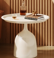 Table basse moderne et légère de luxe en métal canapé de chambre à coucher extensible et facile à assembler en fer d'art pour le salon en marbre vintage