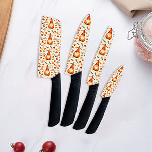 มีดครัวเซรามิก 4 ชิ้น ขายดี ใบมีดคม ด้ามพลาสติก จัดส่งฟรี มีสินค้าขายส่ง ขายบนอีเบย์ ช้อปปิ้งออนไลน์ - Product Image 1