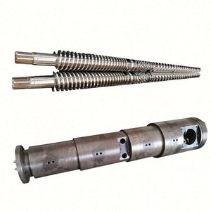 Vis et cylindre bimétalliques parallèles 75/26 pour extrusion plastique - Product Image 5