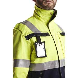 BLAKLADER - 408715143389L Chaqueta multinorm Hi-vis Amarillo/Azul Marino-EAN 7330509552452 ROPA DE TRABAJO RESISTENTE A LLAMAS - Product Image 4