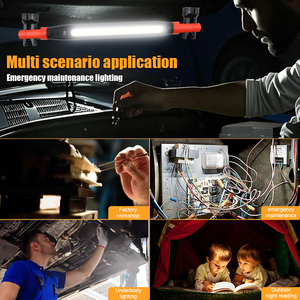 Xách tay <span class=keywords><strong>COB</strong></span> <span class=keywords><strong>LED</strong></span> kiểm tra đèn không thấm nước không dây ABS từ làm việc đèn cho sửa chữa xe nhà để xe nhà khẩn cấp hội thảo USB - Product Image 4