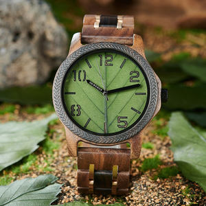 Reloj de Madera de Lujo Ligero y Ecológico OEM, Hecho en China con Movimiento de Cuarzo Japonés, Entrega Rápida, MOQ Bajo, Pedidos Urgentes - Product Image 1
