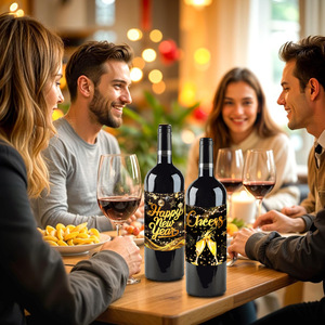 Etichette Decorative Non Adesive per Bottiglie per Festa di <span class=keywords><strong>Capodanno</strong></span> 2027, per Bottiglie e Bicchieri nella Notte di <span class=keywords><strong>Capodanno</strong></span> - Product Image 3