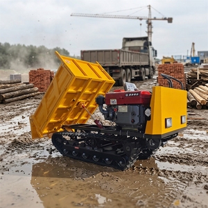 Camión Volquete de Orugas de Goma de 2 Toneladas Más Vendido con Descarga Hidráulica para Uso Agrícola, en Granjas y en Construcción - Product Image 6