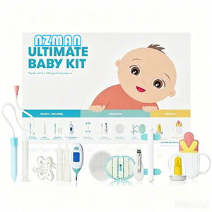 Kit Esencial para Bebés NZM, Set de Regalo de 10 Piezas para Recién Nacidos, Incluye Artículos para el Bienestar, Alivio de Gases, Herramientas de Cuidado y Juguete para la Dentición - Product Image 1