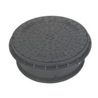 Couvercle de regard en fonte ductile robuste personnalisé pour les installations routières, services de fonderie de sable, traitement de surface OEM/ODM sur mesure