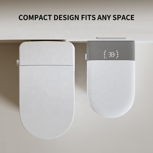 Rimless Smart Toilet <strong>Bidet</strong> <strong>Wall</strong> Mounted Self Cleaning P Trap Suspended WC Intelligent Automatic <strong>Wall</strong> <strong>Hung</strong> Smart Toilet - Product Image 6