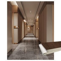 Maison mobile moderne Farmhouse Lounge Hall Couloir Escalier Panneaux muraux en WPC