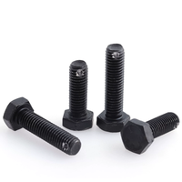 Boulon hexagonal en acier noir à haute résistance avec trou de sécurité pour fil métallique, pour l'automobile