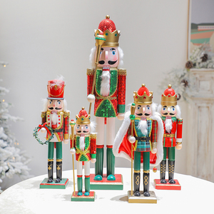 <span class=keywords><strong>Casse</strong></span>-<span class=keywords><strong>noisette</strong></span> de Noël créatif en noyer 2024, décoration d'intérieur avec figurine de <span class=keywords><strong>soldat</strong></span> britannique, œuvre d'art en bois - Product Image 3