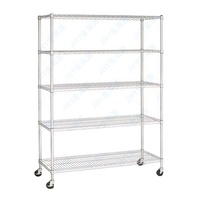 Étagère à palettes en acier au carbone robuste à 5 niveaux, solution de stockage efficace pour entrepôt