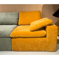 Fauteuil lounge modulaire, canapé compressé pour salon, emballage sous vide, mousse optionnelle, couleur au choix