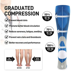 Wholesale <b>Running</b> Compression <b>Socks</b> Stockings Men Women Sports for Nursing Rugby Cycling Football Varicose Veins - Product Image 6
