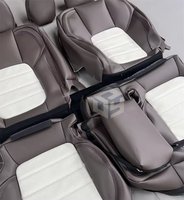 Housses de siège de voiture en cuir sport, ensemble complet, accessoires intérieurs, décoration, coussin, housse de siège de voiture de qualité supérieure pour Porsche Cayenne