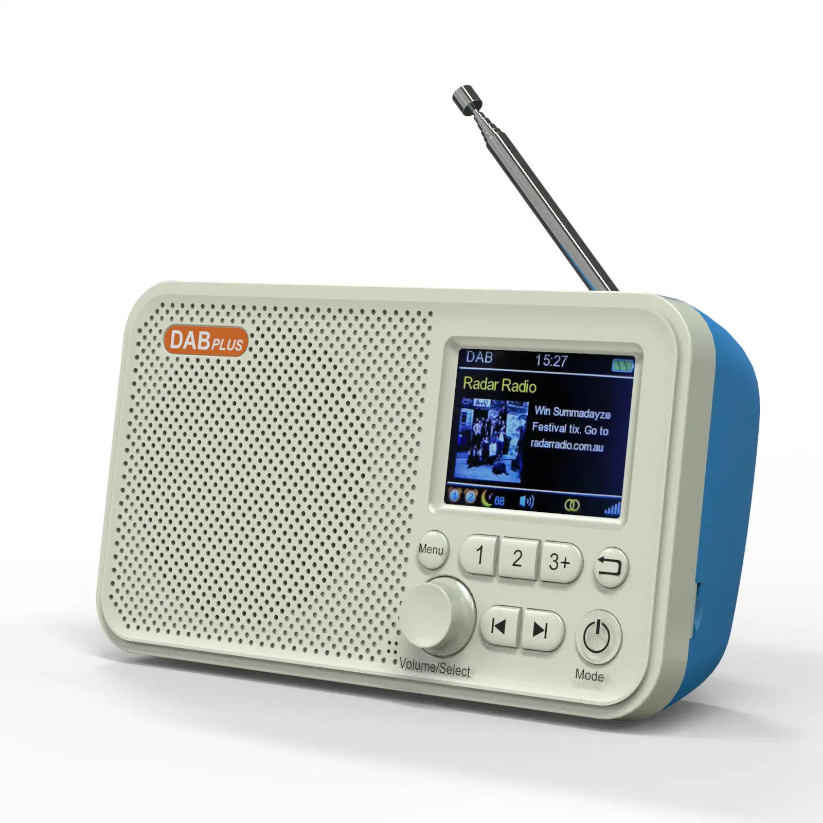 Vofull Radio portatile AM FM Radio 2.4 pollici Display LED a colori Radio DAB ricevitore esterno