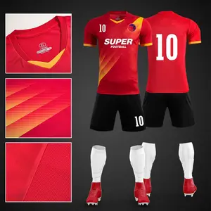 Miễn Phí In Ấn Logo Đội Bóng Đá Mặc Giá Rẻ Tùy Chỉnh Thể Thao Jersey Mô Hình Mới Mới Nhất Bóng Đá Jersey Thiết Kế Đồng Phục Bóng Đá