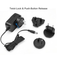 Adaptateur secteur mural multi-prises universel AC/DC 24V 1000mA 24W, alimentation à broches interchangeables pour appareils ménagers CE