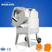 Hoge kwaliteit grote capaciteit 300-500kg/u groentesnijmachine multifunctionele groente- en fruitsnijmachine