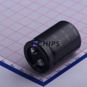 Condensateur électrolytique en aluminium à encliquetage ELH2DM561P35KT, composant traversant (THT), D25xL35mm 560uF 20% 200V 10mm - Product Image 2