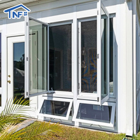 Ventanas de Aluminio con Rotura de Puente Térmico para Canadá y EE. UU., Ventanas de Aluminio con Doble y Triple Acristalamiento de Alta Eficiencia Energética para Villas
