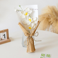 BH Handgewebte Baumwoll-Blatt Künstliche Blumensträuße Umweltfreundliche Exquisite Verpackung Heimdekoration Festtagsgeschenke Chinesisches Neujahr