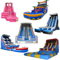 Toboggan aquatique gonflable en PVC commercial, utilisation intérieure/extérieure, pour adultes, enfants, écoles, centres commerciaux, maison, certifié CE, piscine