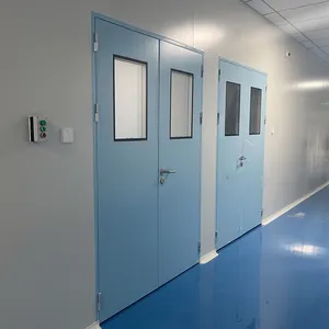 Laboratory door, interior door opening types include single-opening, double-opening, unequal double-doors