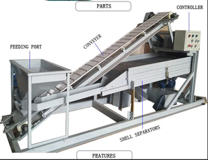 Décortiqueuse de pistaches multifonctionnelle et durable, décortiqueuse automatique de pistaches avec moteur, prix compétitif, fournisseur direct - Product Image 2