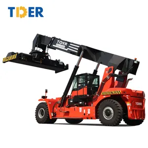 2024 TDER sollevatore carrello elevatore contenitore carrello elevatore 45 ton reach stacker per container di sollevamento