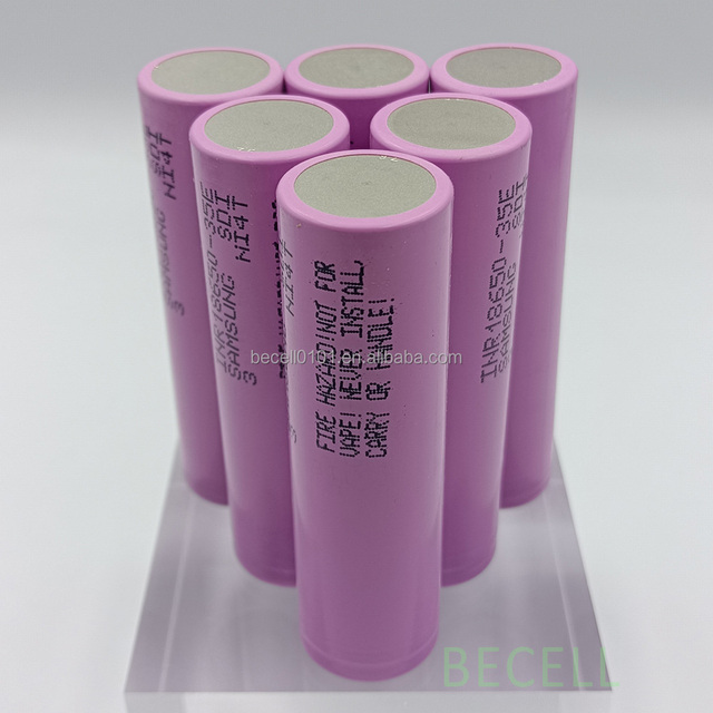 Sam Sung 100% Original Original 18650 35E 3.7V 3500mah Rechargeable Lithium Ion Battery 10A Discharge Sam 35E
