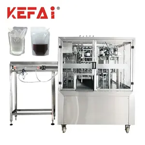 KEFAI Automatic Stand up Pouch With Spout Filling Capping Machine