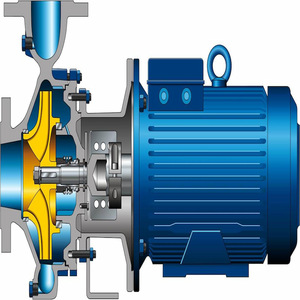 Bomba de Agua Radial de Una Etapa, Acoplamiento Directo, Horizontal, de Acero Inoxidable, Tipo ETB Booster - Product Image 4