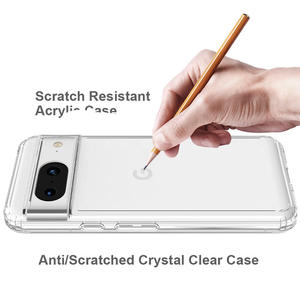 <span class=keywords><strong>Coque</strong></span> antichoc entièrement transparente pour Google Pixel 8 7a 6a 7 6 Pro 5a 5 5G Anti-chute tendance nouvelle couverture souple coques arrière de téléphone - Product Image 3