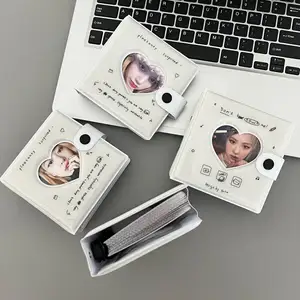 3 inch creative korea style photo album Photo card kpop unique design collect book PVC photo album for kpop idol fans gift