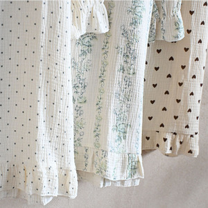 High Quality Women <strong>Night</strong> <strong>Dress</strong> <strong>Long</strong> <strong>Sleeved</strong> Cotton Sleepwear Floral Print Loose Nightgown Sleep <strong>Dress</strong> for Women - Product Image 5